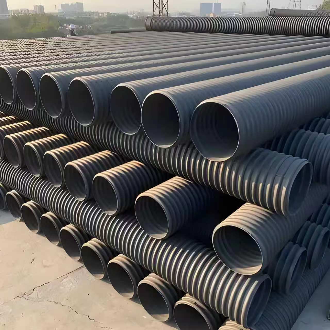 泰安市波纹管钢丝网骨架复合管 - 方案